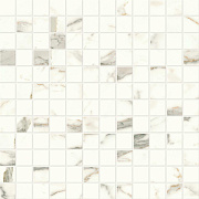 Керамическая мозаика Atlas Concord Италия Marvel Shine A424 Calacatta Prestigio Mosaico Lapp 30х30см 0,9кв.м.