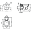 Унитаз подвесной IDEAL STANDARD CONNECT AIR E228801 безободковый без сиденья