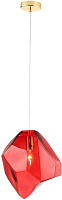 Светильник подвесной CRYSTAL LUX NUESTRO NUESTRO SP1 GOLD/RED 40Вт E14