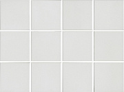 Керамическая мозаика KERAMA MARAZZI Агуста 1332 белый натуральный 9,8х9,8см 0,96кв.м.