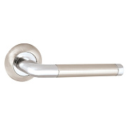 Дверная ручка нажимная PUNTO SIMPLE LIVING REX TL SN/CP-3 матовый никель/хром