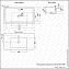 Раковина столешница MELANA F90-805 91х47см