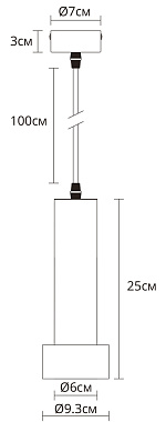 Светильник подвесной Arte Lamp RAN A3147SP-1PB 50Вт GU10