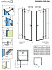 Душевая дверь RADAWAY Essenza Pro 10099100-09-01L 200х100см стекло прозрачное