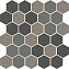 Керамическая мозаика KERAMA MARAZZI Агуста AD\A657\MM мозаичный 29,7х29,8см 0,089кв.м.