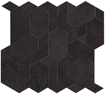 Керамическая мозаика Atlas Concord Италия Boost AN67 Tarmac Mosaico Shapes 31х33,5см 0,62кв.м.