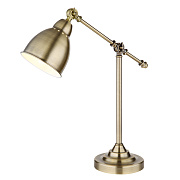 Настольная лампа офисная Arte Lamp BRACCIO A2054LT-1AB 60Вт E27