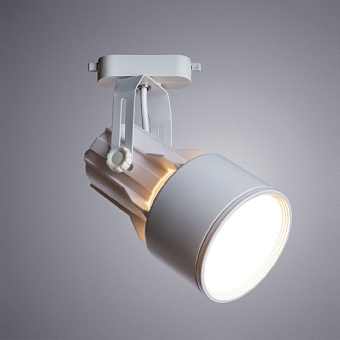 Трековый светильник Arte Lamp LYRA A6252PL-1WH 40Вт E27 белый для однофазного трека