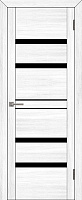 Межкомнатная дверь Uberture UniLine 30030 Белый велюр Экошпон 800х2000мм остеклённая