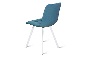 Кухонный стул AERO 45х52х87см велюр/сталь Light Blue