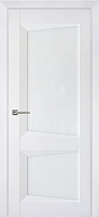 Межкомнатная дверь Uberture Perfecto 102 Белый бархат Экошпон 600х2000мм остеклённая