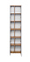 Пенал подвесной Акватон Мишель 1A243903MIX30 23х43х86,4см коричневый/серый