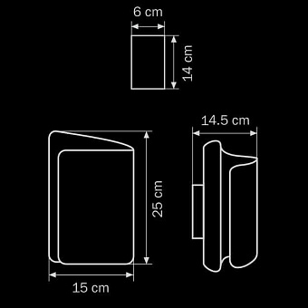 Светильник настенный Lightstar Simple Light 811 811612 40Вт E27