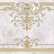 Декор ALMA CERAMICA Olimpia DFU03OLP004 белый/золотой 41,8х41,8см 1,398кв.м.