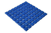 Стеклянная мозаика Роскошная мозаика МС 5051 синий 30х30см 0,54кв.м.