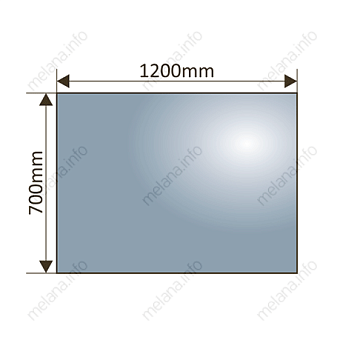 Зеркало MELANA MLN-LED052 70х120см с антизапотеванием/с подсветкой