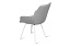 Кухонный стул поворотный AERO 56х61х85см велюр/сталь Light Grey
