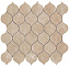 Керамическая мозаика Atlas Concord Италия Marvel Edge 9EDR Gris Clair Drop Mosaic 27,2х29,7см 0,485кв.м.