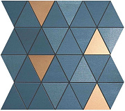 Керамическая мозаика Atlas Concord Италия MEK 9MDU BLUE MOSAICO DIAMOND GOLD WALL 30,5х30,5см 0,56кв.м.