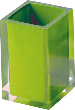 Стакан в ванную Gedy Rainbow RA98(04) зелёный