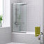 Стеклянная шторка на ванну WASSERKRAFT Main 41S02-100 Fixed 140х100см