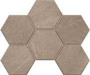 Керамическая мозаика ESTIMA Gabbro Mosaic/GB02_NR/25x28,5/Hexagon Heagon 25х28,5см 0,071кв.м.