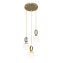 Светильник подвесной Eurosvet Bubble 50151/3 золото 60Вт E27