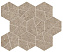 Керамическая мозаика Atlas Concord Италия Boost Stone A7CW Clay Mosaico Hex. 25х28,5см 0,428кв.м.