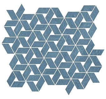 Керамическая мозаика Atlas Concord Италия Raw 9RTB Blue Twist 35,8х31см 0,66кв.м.