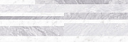 Настенная плитка FAP CERAMICHE Roma Diamond fNIZ Deco White Brillante 75х25см 1,125кв.м. глянцевая