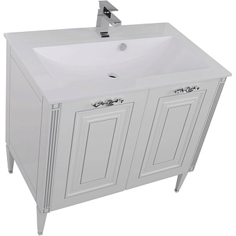 Мебель для ванной AQUANET Паола 182133 белый/серебро