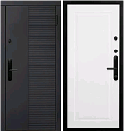 Входная дверь СТАЛЬНАЯ ЛИНИЯ Ричмондх2060мм Серый\Белый левая