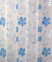 Шторка для ванной MILARDO Blue Flowers 509V180M11 180х180см разноцветный