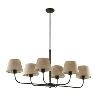 Люстра TK Lighting Chicago 3999 360Вт 6 лампочек E27