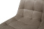 Кухонный стул поворотный AERO 56х60х88см велюр/сталь Latte