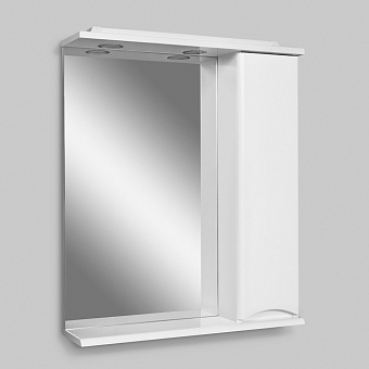 Шкаф зеркальный AM-PM Like M80MPR0651WG 15х65х78см с подсветкой