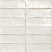 Настенная плитка MAINZU Alboran PT03426 White 10х30см 1,02кв.м. глянцевая