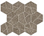 Керамическая мозаика Atlas Concord Италия Boost Stone A7CX Taupe Mosaico Hex. 25х28,5см 0,428кв.м.