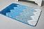 Коврик для ванной FIXSEN Deep FX-5003C 50х80см голубой