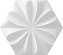 Настенная плитка WOW Wow 91751 Ice White Gloss 21,5х25см 0,32кв.м. глянцевая