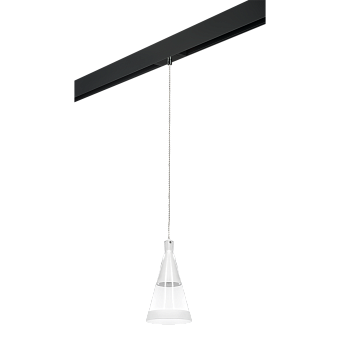 Трековый светильник Lightstar Cone PRO757016 40Вт GU10 белый для однофазного трека
