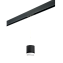 Трековый светильник Lightstar Rullo PRORP348780 15Вт GX 5.3 матовый чёрный для однофазного трека