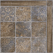 Напольная плитка ALMA CERAMICA Carteo TFU03CRT424 коричневый/серый 41,8х41,8см 1,922кв.м. матовая