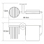 Набор аксессуаров для ванной WASSERKRAFT Rhein K-6200 K-6259 хром 2 предметов