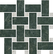 Декор KERAMA MARAZZI Серенада T038\SG6542 зелёный мозаичный 32х32см 0,819кв.м.