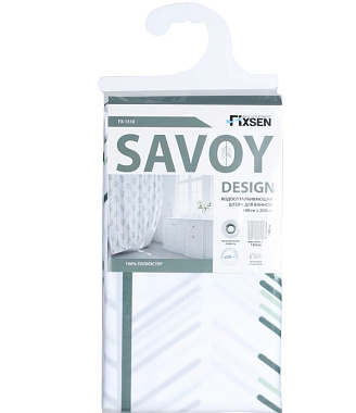 Шторка для ванной FIXSEN Savoy FX-1510 200х180см белый