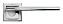 Дверная ручка нажимная MORELLI AGBAR MH-21 SC/CP-S матовый хром/хром