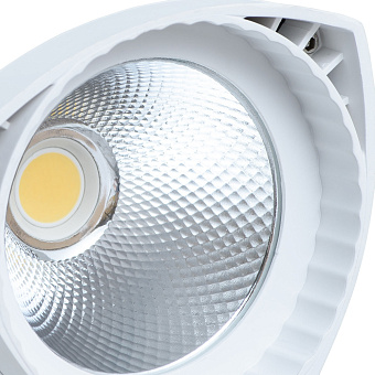 Трековый светильник Arte Lamp LYNX A3830PL-1WH 30Вт LED прозрачный для однофазного трека