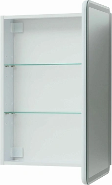 Шкаф зеркальный AQUANET Оптима 311860 15х60х80см с подсветкой