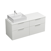 Мебель для ванной Burgbad Eqio SGUS140F6014GO252C0001 белый